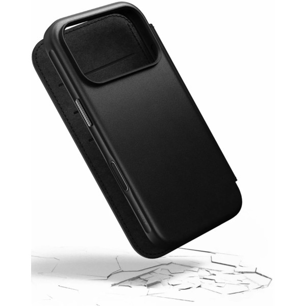 Фото - Чохол для смартфону Nomad Modern Leather Folio Case Black for iPhone 17 Pro Max (NM014148858)