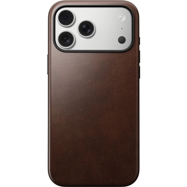 Фото - Чехол для смартфона Nomad Modern Leather Case Horween Rustic Brown for iPhone 17 Pro Max (NM014247858)