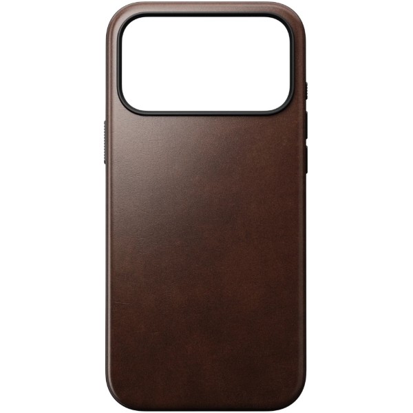Фото - Чохол для смартфону Nomad Modern Leather Case Horween Rustic Brown for iPhone 17 Pro (NM014292858)