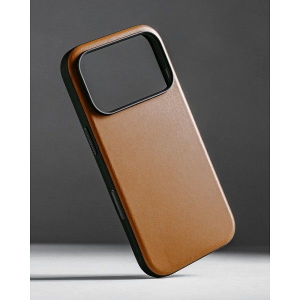 Фото - Чехол для смартфона Nomad Modern Leather Case English Tan for iPhone 17 Pro (NM014315858)