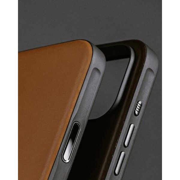 Фото - Чехол для смартфона Nomad Modern Leather Case English Tan for iPhone 17 Pro (NM014315858)