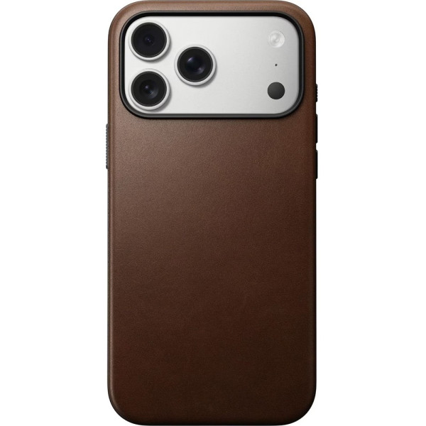Фото - Чохол для смартфону Nomad Modern Leather Case Brown for iPhone 17 Pro (NM014322858)