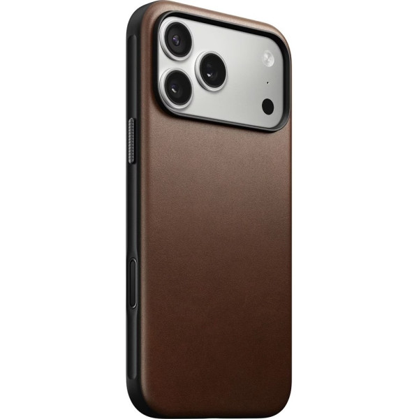 Фото - Чохол для смартфону Nomad Modern Leather Case Brown for iPhone 17 Pro (NM014322858)