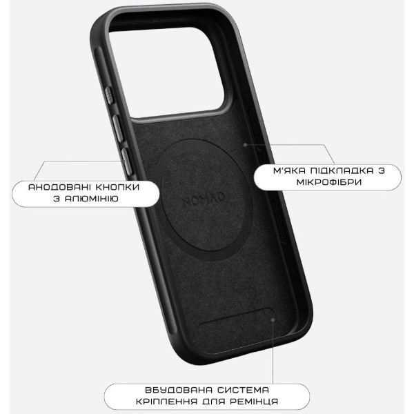 Фото - Чехол для смартфона Nomad Modern Leather Case English Tan for iPhone 17 Pro (NM014315858)