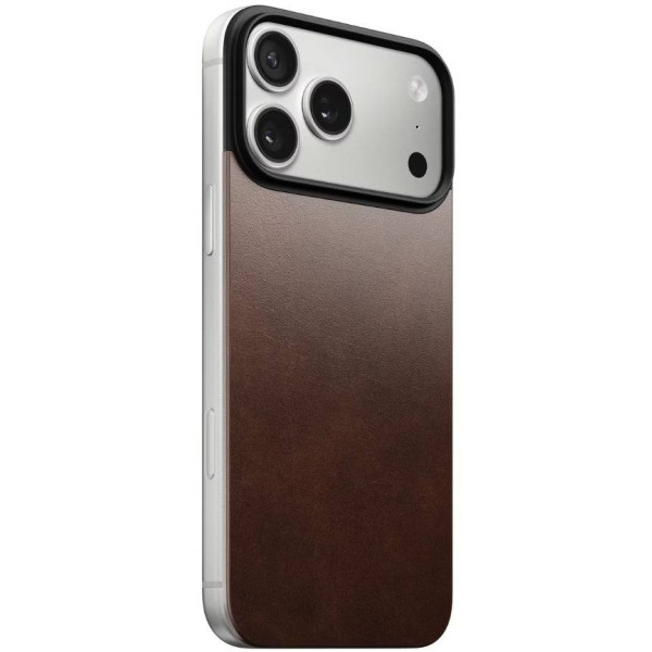 Фото - Чохол для смартфону Nomad Magnetic Leather Back Case Horween Rustic Brown for iPhone 17 Pro (NM014407858)