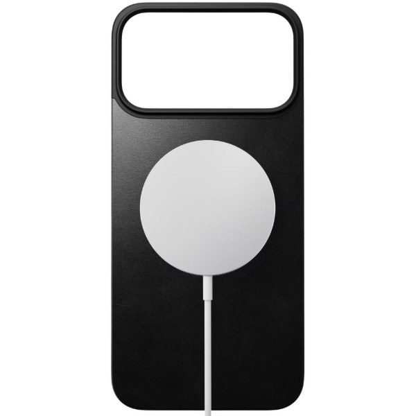 Фото - Чехол для смартфона Nomad Magnetic Leather Back Case Horween Black for iPhone 17 Pro (NM014414858)