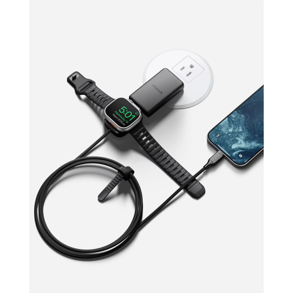 Фото - Переходник Nomad USB-C Kevlar Universal Cable Carbide for Apple Watch 1.5 м (NM014780858)