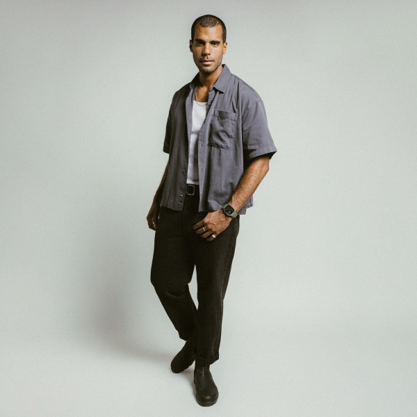 Фото - Ремешок для смарт-часов Nomad Rocky Point Band Black Titanium Hardware Forest 46mm/49mm (NM014797858)