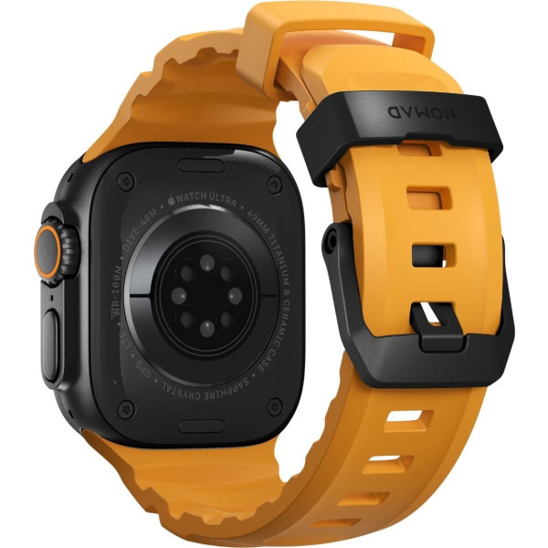 Фото - Ремінець для смарт-годинника Nomad Rocky Point Band Black Titanium Hardware Sol 46mm/49mm (NM014810858)