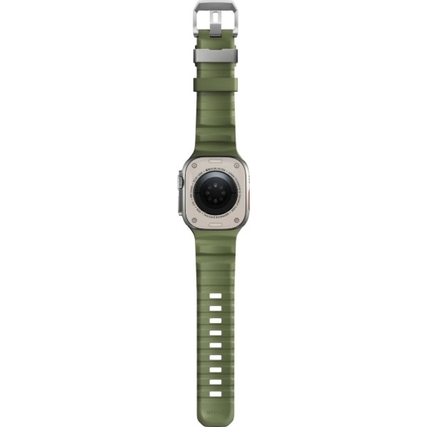 Фото - Ремінець для смарт-годинника Nomad Rocky Point Band Natural Titanium Hardware Forest 46mm/49mm (NM014841858)