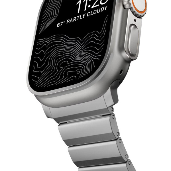 Фото - Ремешок для смарт-часов Nomad Titanium Band V2 Natural Hardware Natural 46mm/49mm (NM014858858)