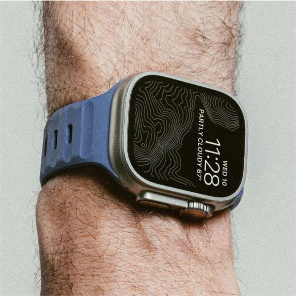 Фото - Ремешок для смарт-часов Nomad Sport Band Naval Blue 46mm/49mm (NM014919858)