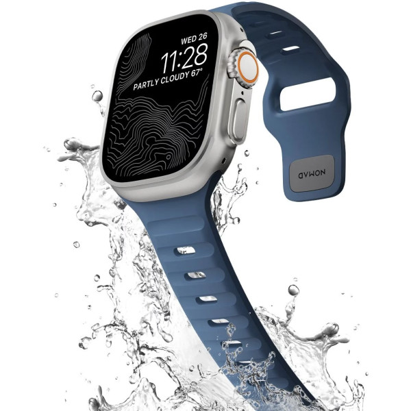 Фото - Ремешок для смарт-часов Nomad Sport Band Naval Blue 46mm/49mm (NM014919858)