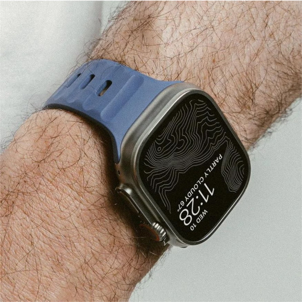Фото - Ремешок для смарт-часов Nomad Sport Band Naval Blue 46mm/49mm (NM014919858)