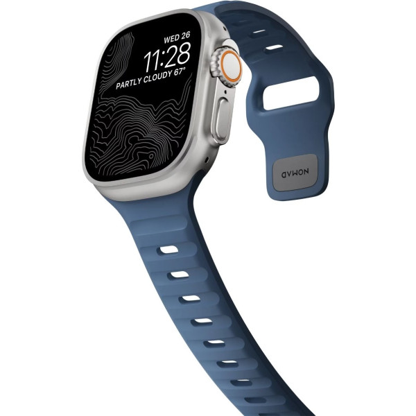 Фото - Ремешок для смарт-часов Nomad Sport Band Naval Blue 46mm/49mm (NM014919858)
