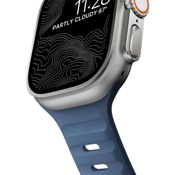 Фото - Ремешок для смарт-часов Nomad Sport Band Naval Blue 46mm/49mm (NM014919858)