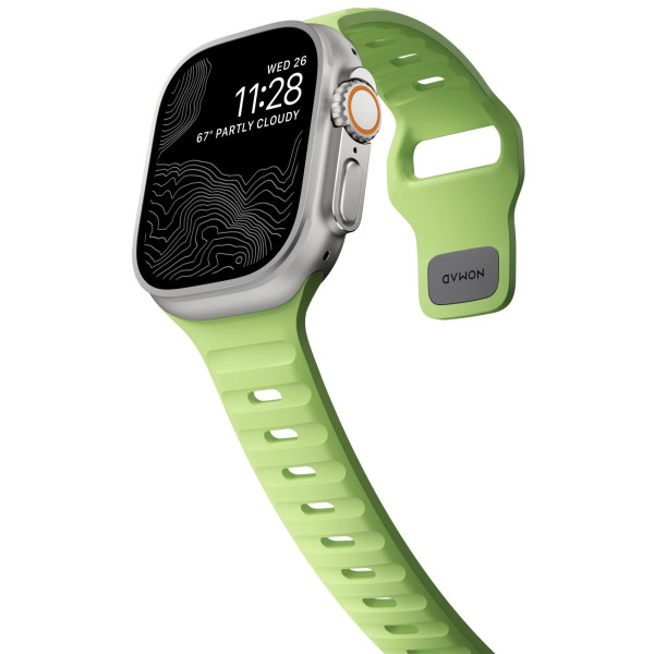 Фото - Ремінець для смарт-годинника Nomad Sport Band Glow 2.0 46mm/49mm (NM01580085)