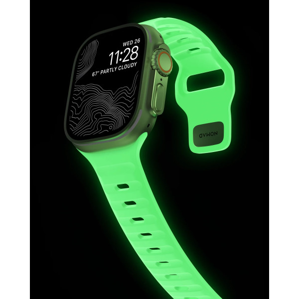 Фото - Ремінець для смарт-годинника Nomad Sport Band Glow 2.0 46mm/49mm (NM01580085)