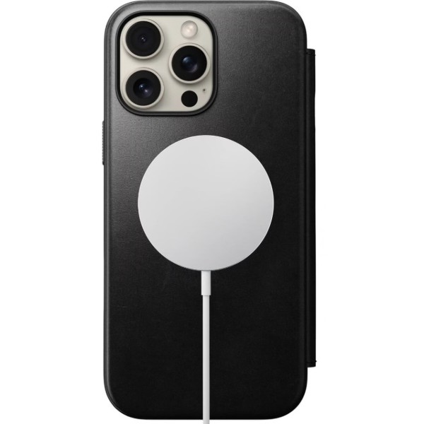 Фото - Чохол для смартфону Nomad Modern Leather Folio Back Horween for iPhone 16 Pro Max (NM01672685)