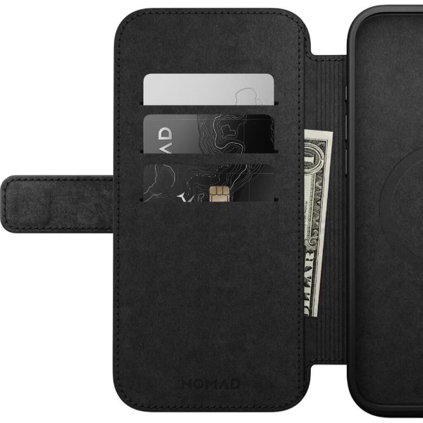 Фото - Чохол для смартфону Nomad Modern Leather Folio English Tan for iPhone 16 Pro (NM01678885)