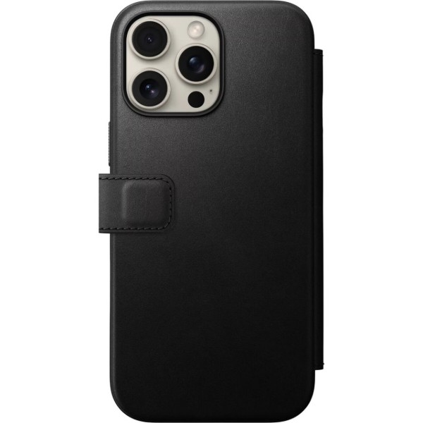 Фото - Чохол для смартфону Nomad Modern Leather Folio Back for iPhone 16 Pro (NM01680185)