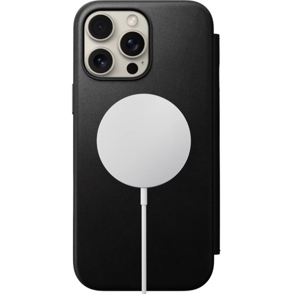 Фото - Чохол для смартфону Nomad Modern Leather Folio Back for iPhone 16 Pro (NM01680185)