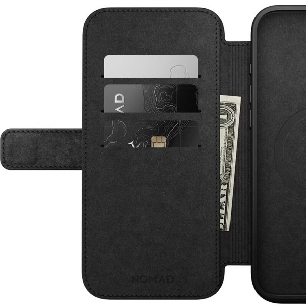 Фото - Чохол для смартфону Nomad Modern Leather Folio Brown for iPhone 16 Pro (NM01679585)