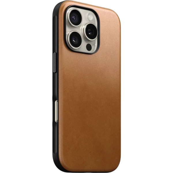 Фото - Чехол для смартфона Nomad Modern Leather English Tan for iPhone 16 Pro Max (NM01691785)