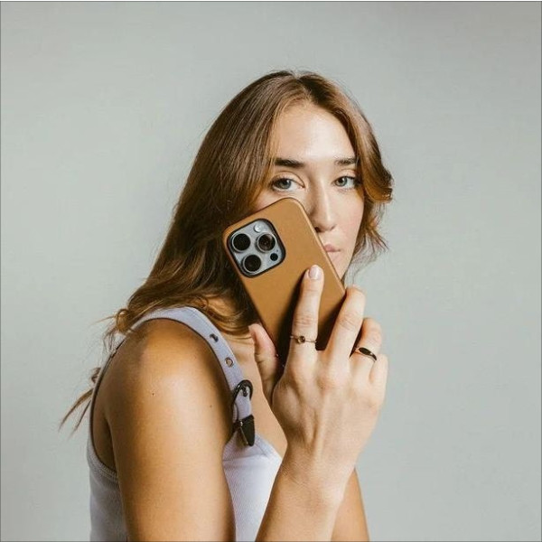 Фото - Чехол для смартфона Nomad Modern Leather English Tan for iPhone 16 Pro Max (NM01691785)