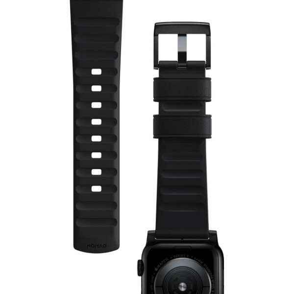 Фото - Ремінець для смарт-годинника Nomad Active Band Pro Black Hardware Black 46mm/49mm (NM1A41BNW0)