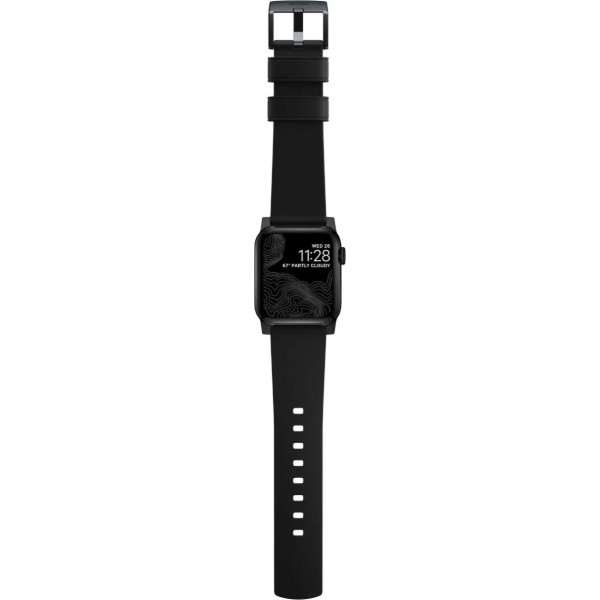 Фото - Ремінець для смарт-годинника Nomad Active Band Pro Black Hardware Black 46mm/49mm (NM1A41BNW0)