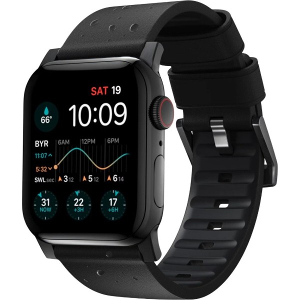 Фото - Ремінець для смарт-годинника Nomad Active Band Pro Black Hardware Black 46mm/49mm (NM1A41BNW0)