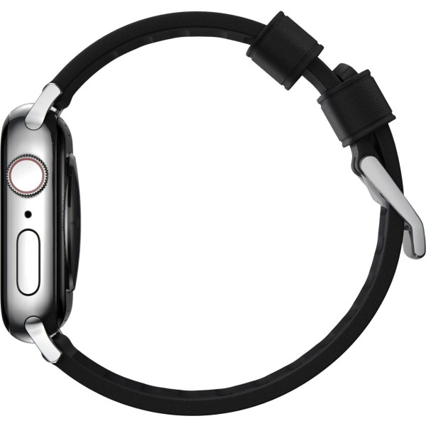 Фото - Ремешок для смарт-часов Nomad Active Band Pro Silver Hardware Black 46mm/49mm (NM1A41SNW0)