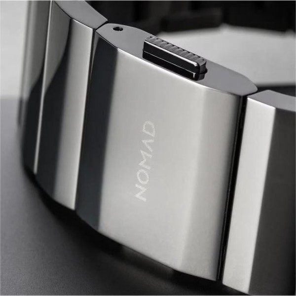 Фото - Ремінець для смарт-годинника Nomad Steel Band Silver Hardware Silver 46mm/49mm (NM1A4HSXS0)