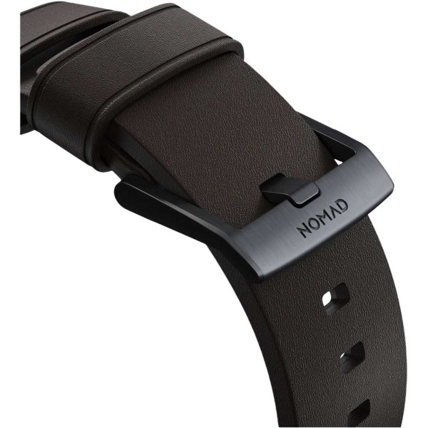 Фото - Ремешок для смарт-часов Nomad Active Band Pro Black Hardware Classic Brown 46mm/49mm (NM1A4MBNW0)
