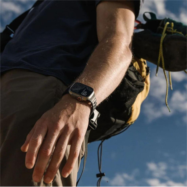 Фото - Ремінець для смарт-годинника Nomad Sport Band Black 46mm/49mm (NM1AM10000)