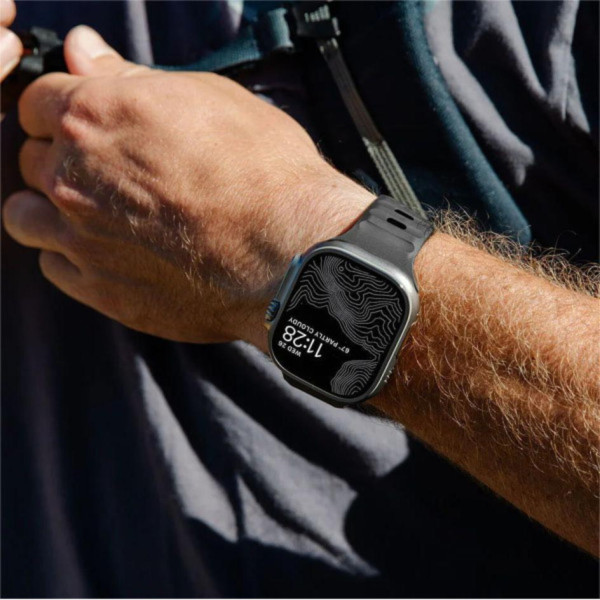 Фото - Ремінець для смарт-годинника Nomad Sport Band Black 46mm/49mm (NM1AM10000)