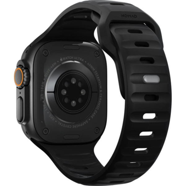 Фото - Ремінець для смарт-годинника Nomad Sport Band Black 46mm/49mm (NM1AM10000)