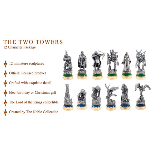 Фото - Колекційна фігурка набір Noble Collection LORD OF THE RINGS The Two Towers Character 6 см (NN2172)