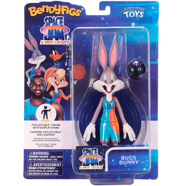 Фото - Колекційна фігурка Noble Collection LOONEY TUNES Bugs SJ2 Bendyfig 19 см (NN9587)