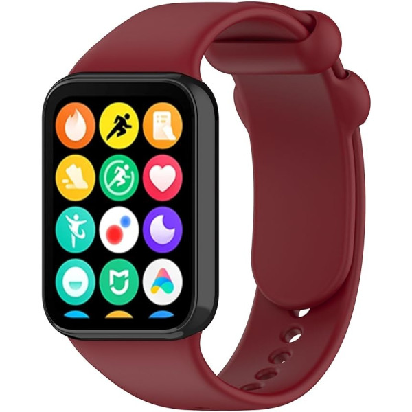 Фото - Ремінець для фітнес-браслету BeCover for Xiaomi Smart Band 9 Pro Red Wine (713205)