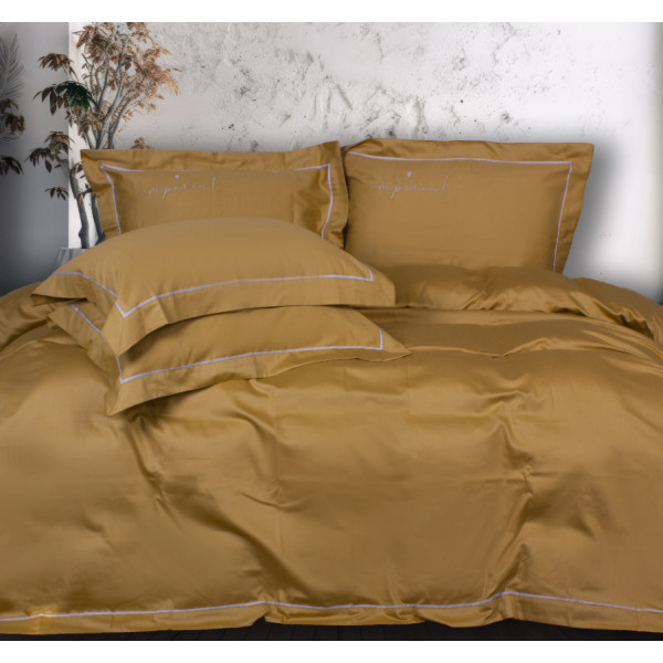 Фото - Простирадло двоспальне MirSon Imperial Satin Genoa 180х200 см (2200008581350)