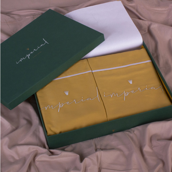 Фото - Простирадло двоспальне MirSon Imperial Satin Genoa 180х190 см (2200008581343)