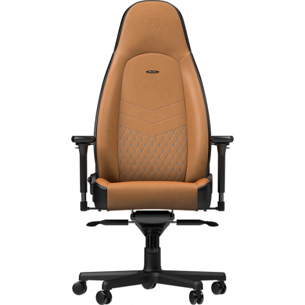 Фото - Крісло для геймерів Noblechairs ICON Real Leather Cognac/Black