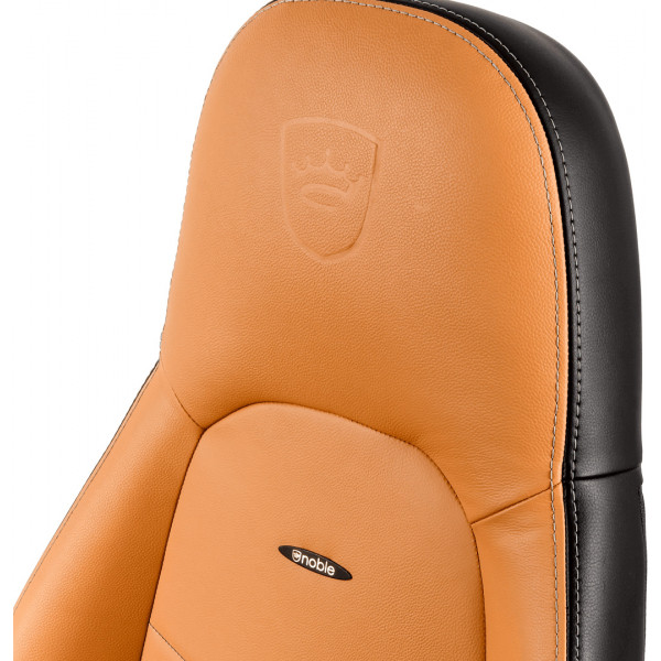 Фото - Крісло для геймерів Noblechairs ICON Real Leather Cognac/Black