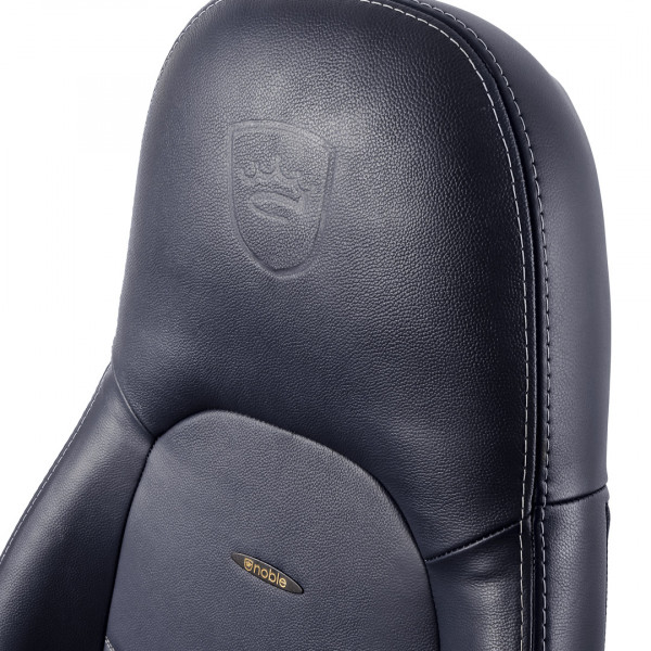 Фото - Крісло для геймерів Noblechairs ICON Real Leather Midnight Blue