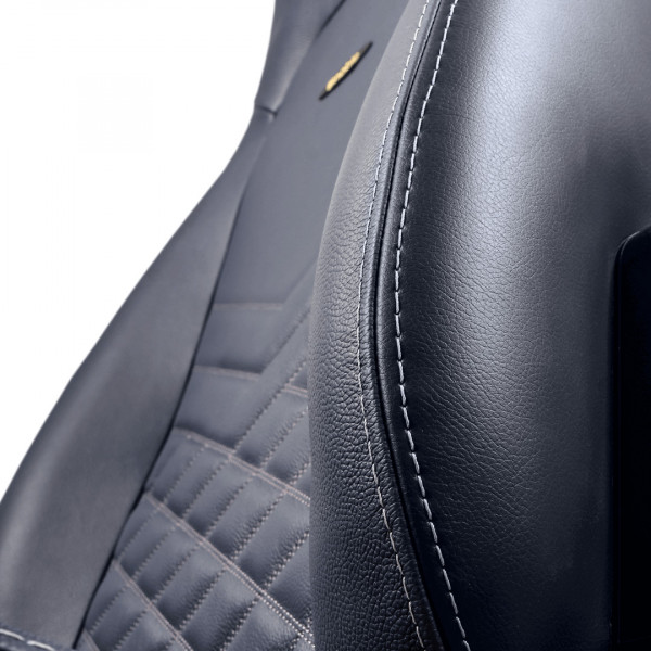 Фото - Крісло для геймерів Noblechairs ICON Real Leather Midnight Blue