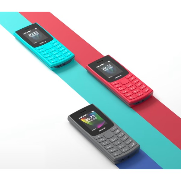 Фото - Мобільний телефон Nokia 105 SS 2023 Cyan
