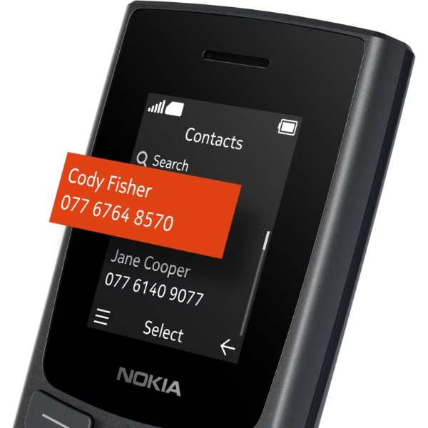 Фото - Мобильный телефон Nokia 110 DS 2023 Charcoal