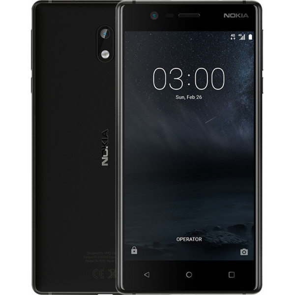 Фото - Смартфон Nokia 3 Dual Sim Matte Black